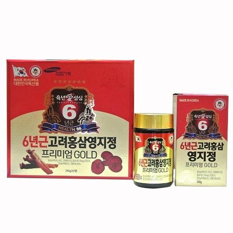 Cao hồng sâm linh chi Hàn Quốc Taewoong 2 lọ x 240g